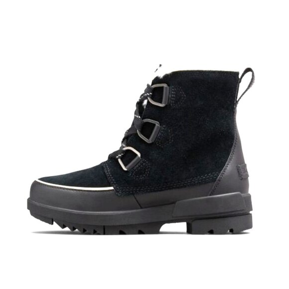 SOREL Boots TIVOLI IV Womans 8 Fur Suede Leather Waterproof Shoes Outdoor Black - Picture 11 of 16